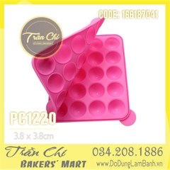 Khuôn silicone Bộ POPCAKE TRÒN 20c (PC1220)