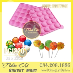 Khuôn silicone Bộ POPCAKE TRÒN 20c (PC1220)