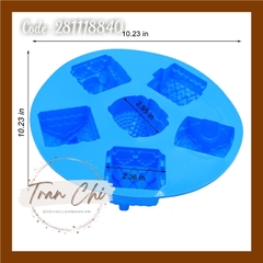 Khuôn silicone vỉ Ngôi nhà 3D 6 cái