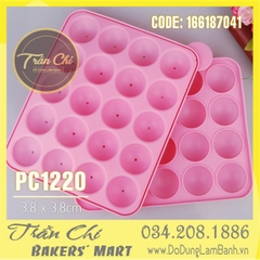 Khuôn silicone Bộ POPCAKE TRÒN 20c (PC1220)