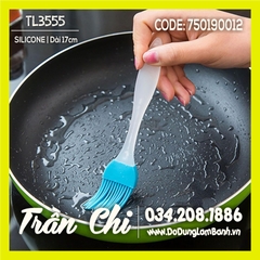 CSM17 - CHỔI quét silicone, CÁN NHỰA MỜ - Size NHỎ 17CM (1/6)