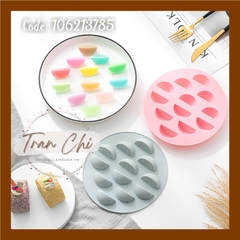 VT1615 - Khuôn silicone vỉ Miếng Dưa Hấu 12c (18/11)