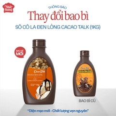 Socola ĐEN LỎNG Cacao Talk - Chai 1kg