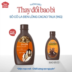 Socola ĐEN LỎNG Cacao Talk - Chai 1kg