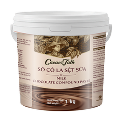 Socola SỆT SỮA Nâu Milk Cacao Talk (P62-114) - Xô 1kg