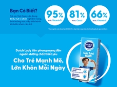 Sữa Tươi tiệt trùng KHÔNG ĐƯỜNG Dutch Lady - Hộp 965ml