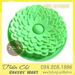 Khuôn silicone Hoa tầng nhiều cánh - LỚN