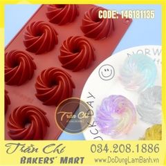 Khuôn silicone vỉ Cánh nhọn 8c NHỎ
