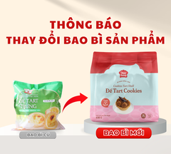 Đế bánh Tart COOKIE Nhất Hương - Bịch 630gr (30 đế)