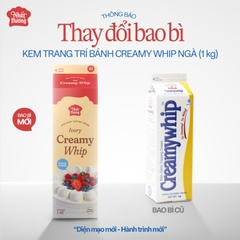 A2 - Kem trang trí bánh Topping CREAMYWHIP NGÀ Nhất Hương - Hộp 1kg