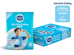 Sữa Tươi dinh dưỡng ÍT ĐƯỜNG Dutch Lady - Gói 180ml