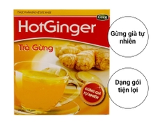 Trà GỪNG Hòa Tan HotGinger COZY - Hộp 200gr (20 gói x 10gr)