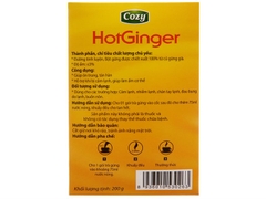 Trà GỪNG Hòa Tan HotGinger COZY - Hộp 200gr (20 gói x 10gr)