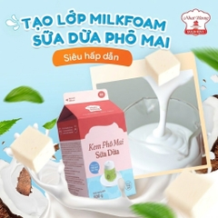B8 - Kem Phô Mai SỮA DỪA Nhất Hương - Hộp 500gr