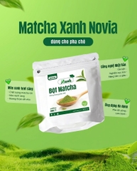 Bột Trà Xanh Matcha XANH NOVIA - Gói 100gr