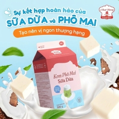 B8 - Kem Phô Mai SỮA DỪA Nhất Hương - Hộp 500gr