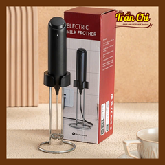 Máy đánh tạo bọt Cafe sạc Điện có giá đỡ kết hợp với Sạc KJBQ-10 (KO BẢO HÀNH) 