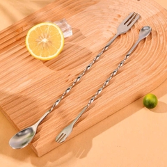 K232 - Muỗng khuấy inox 2 đầu Barspoon - Size 32cm