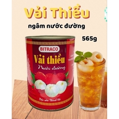 VẢI thiều ngâm BITRACO - Lon 565gr