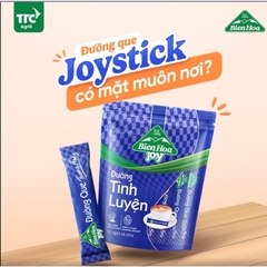 Đường QUE tinh luyện Biên Hòa JOY STICK (gói XANH) - Bịch 300gr (50 gói x 6gr) (20 gói giảm 2k/1 gói)