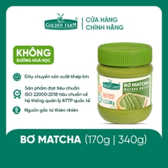 Bơ MATCHA Golden Farm - Hủ 170gr