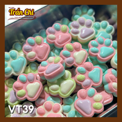 Khuôn silicone vỉ Bàn Chân Mèo 7c 3D nổi (VT39)