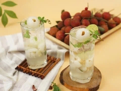 Sinh tố VẢI Golden Farm - Chai 1 lít