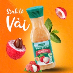 Sinh tố VẢI Golden Farm - Chai 1 lít