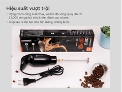 Máy đánh tạo bọt Cafe DC-25 UNIBLEND đa năng sạc Điện (KO BẢO HÀNH)