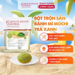 Bột trộn sẵn bánh mì MOCHI hương TRÀ XANH Puratos - Gói 1kg