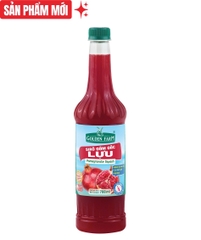 Siro ĐẬM ĐẶC Lựu Golden Farm - Chai 700ml