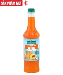 Siro Đậm Đặc ĐÀO Golden Farm - Chai 700ml