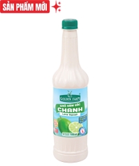 Siro ĐẬM ĐẶC Chanh Xanh Golden Farm - Chai 700ml
