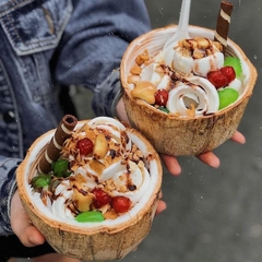 Mứt Dừa CACAO SẤY GIÒN Bến Tre đặc biệt - Gói 500gr