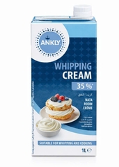 Kem Whipping Cream ANKLY 35% - Hộp 1L