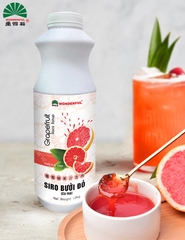 Siro Bưởi Đỏ (Có Tép) WONDERFUL - Chai 1.3kg