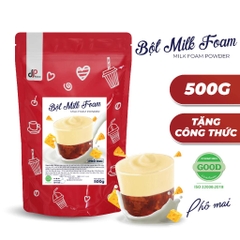 Bột MILK FOAM Vị Phô Mai DPFOOD - Gói 500gr