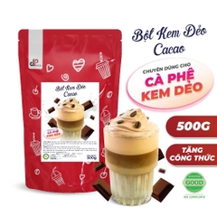 Bột Kem Dẻo Vị Cacao DPFOOD - Gói 500gr