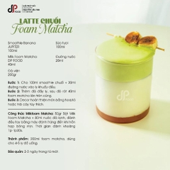 Bột MILK FOAM Vị Trà Xanh Matcha DPFOOD - Gói 500gr