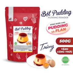 Bột PUDDING Vị Trứng DPFOOD - Gói 500gr