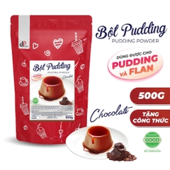 Bột PUDDING Vị Socola Chocolate DPFOOD - Gói 500gr