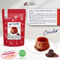 Bột PUDDING Vị Socola Chocolate DPFOOD - Gói 500gr