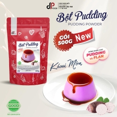 Bột PUDDING Vị Khoai Môn DPFOOD - Gói 500gr