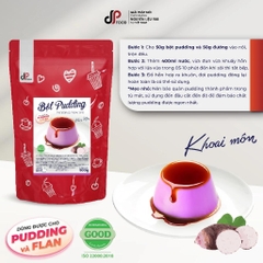 Bột PUDDING Vị Khoai Môn DPFOOD - Gói 500gr