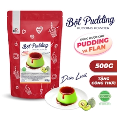 Bột PUDDING Vị Dưa Lưới DPFOOD - Gói 500gr