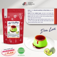 Bột PUDDING Vị Dưa Lưới DPFOOD - Gói 500gr
