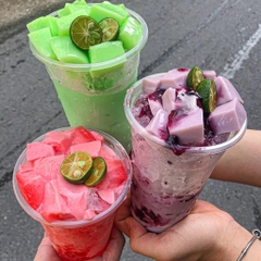 Bột PUDDING Vị Dưa Lưới DPFOOD - Gói 500gr