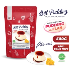 Bột PUDDING Vị Phô Mai DPFOOD - Gói 500gr