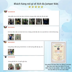 Combo Xích Đu Nhún Nhảy và Ghế Có Bàn Ăn Dặm JUMPER KIDS JPKG102