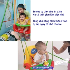 Xích Đu Cho Bé JUMPER KIDS KG102 Ghế Ngồi Xích Đu Có Bàn Ăn Dặm